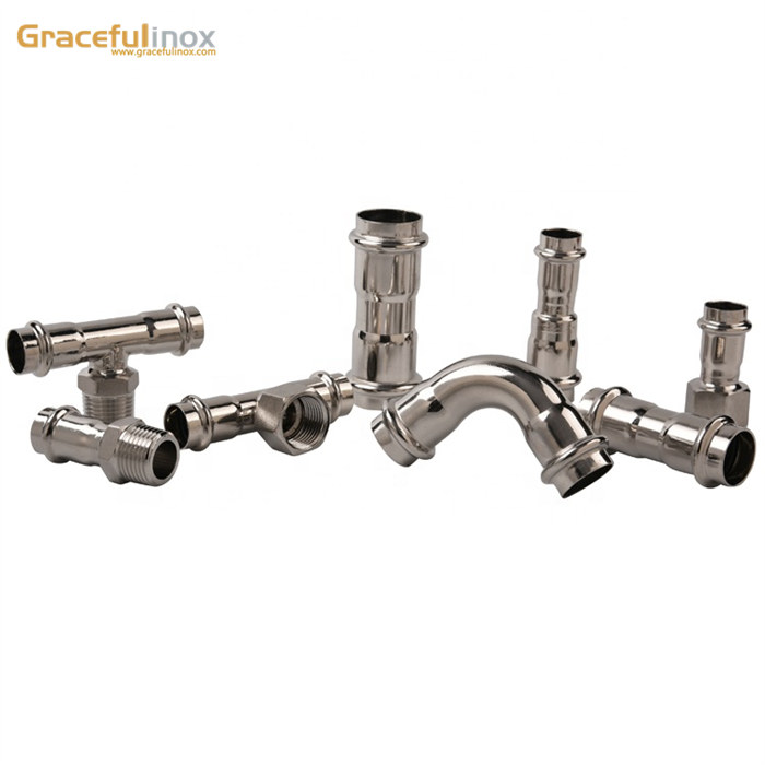 Stainless Steel Bend Pipe Pressfittings Elbow 90 Degree