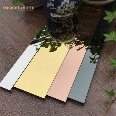 Stainless Steel Colorful Inverted U-slot Pipe Decorative Usage