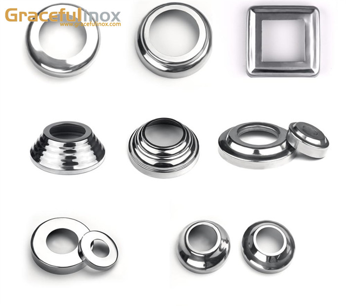 Modern Balustrade Accessories Decorative  Flange Base Cover