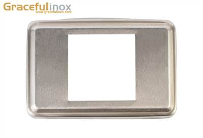 SUS304 316 stainless steel tube railing post fittings square base plate cover