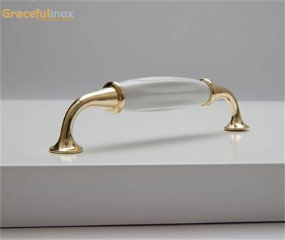 Marble ceramics brass bedroom furniture drawer wardrobe luxury antique cabinet door pull handles