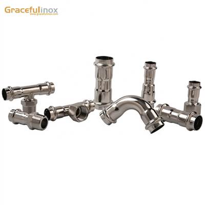 Press stainless steel pipe fittings water pipes fittings