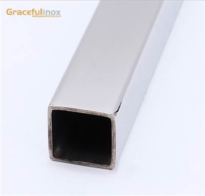 EN10296 polished stainless steel square pipes